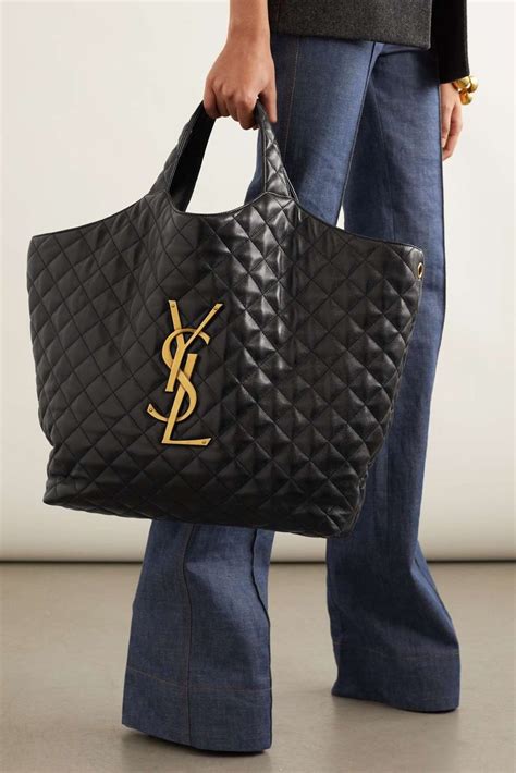 ysl large purse|YSL large quilted bag.